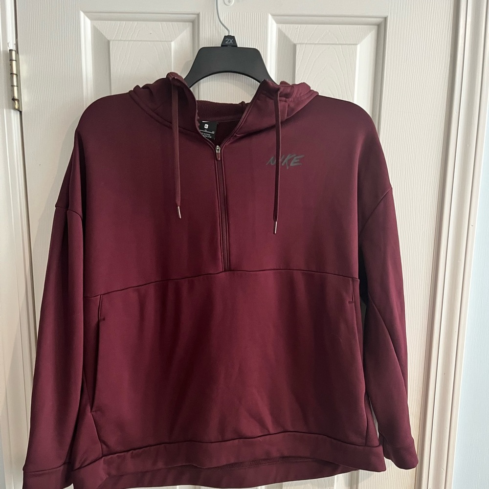 Nike 3/4 zip pullover hoodie